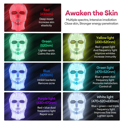 Glamorys™ 7-Color LED Face & Neck Beauty Mask