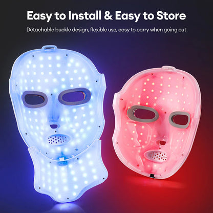 Glamorys™ 7-Color LED Face & Neck Beauty Mask