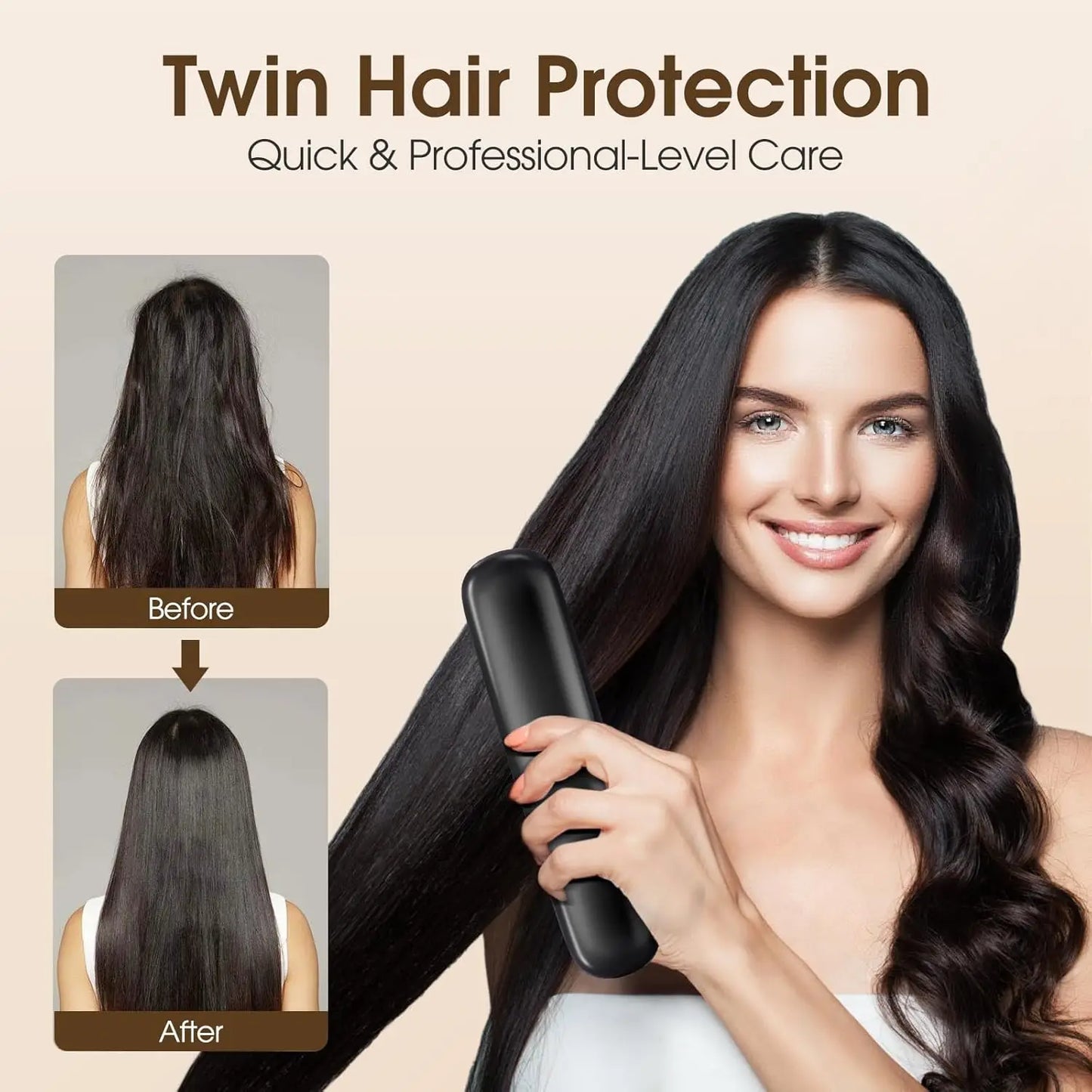Glamorys™ Ionic Hair Straightening Brush